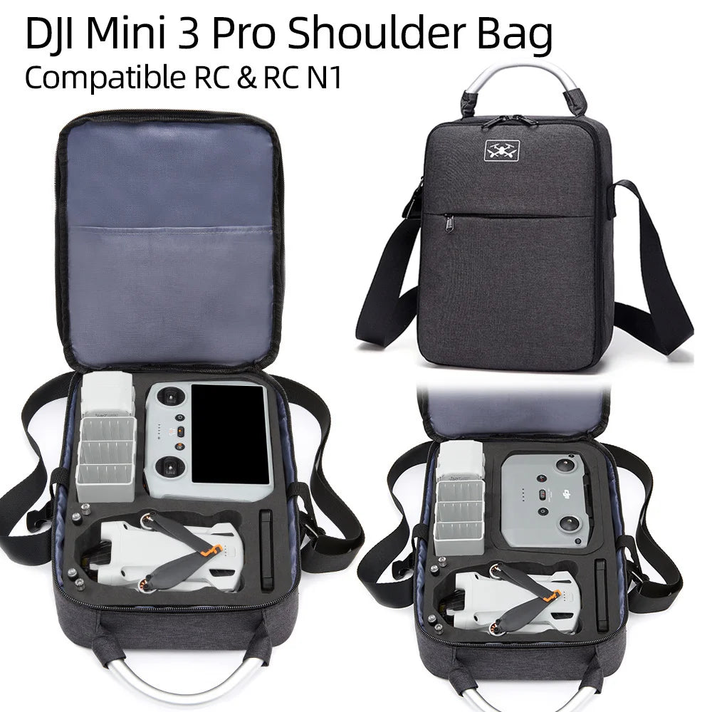 SKYPOINT DJI MINI 3 Pro Portable Shoulder Bag Carring Case Storage RC Screen Remote Controller Bag for MINI 3Pro Drone Accessories