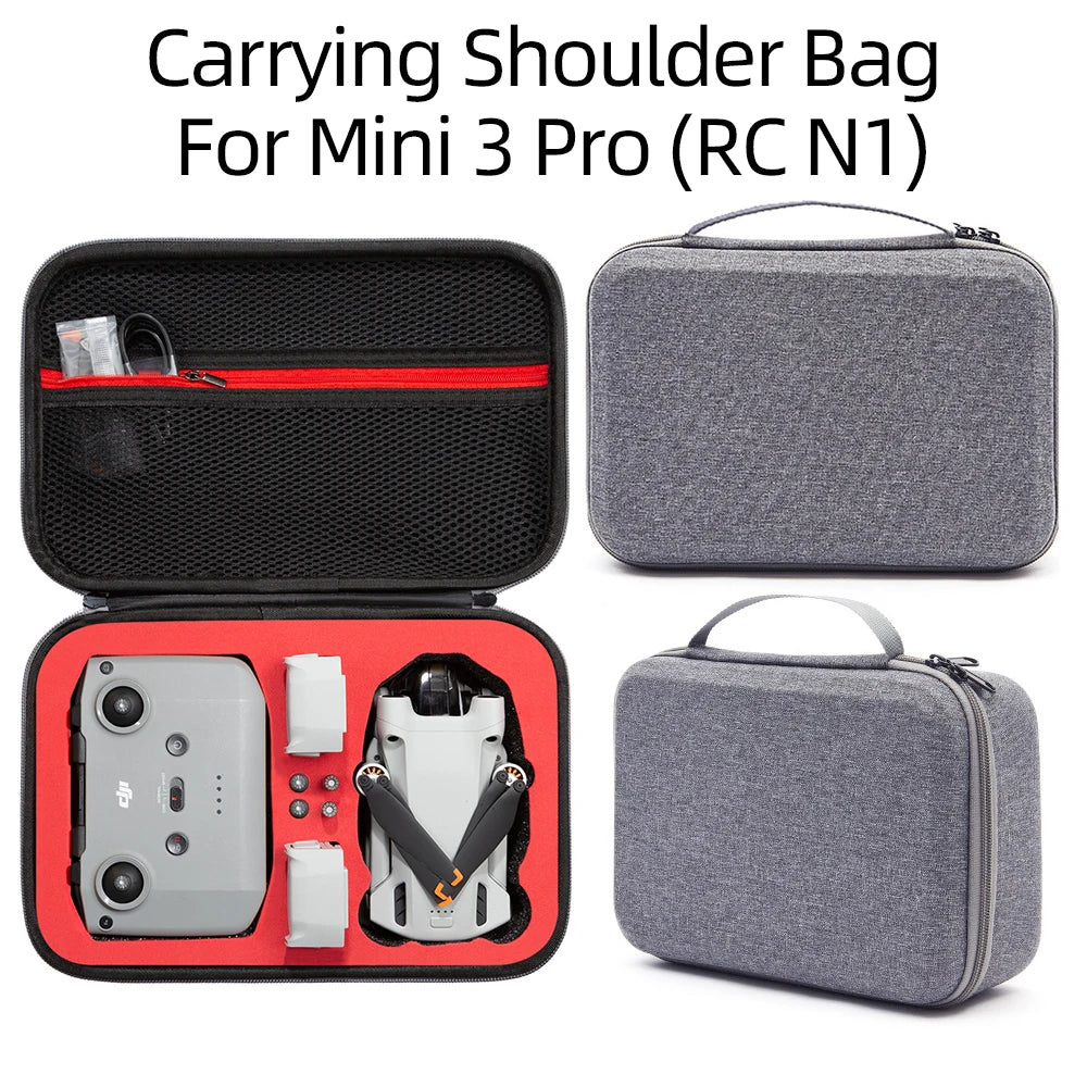 SKYPOINT Storage Bag For DJI Mini 3 Pro Drone Remote Controller Handbag Carrying Case for DJI Mavic Mini 4 Portable Box Accessories