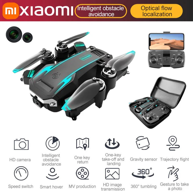 SKYPOINT Xiaomi S6 pro Drone Aerial 8K HD Professional Foldable Obstacle Avoidance Quadcopter Dual Camera GPS WIFI RC UAV Christmas Gifts