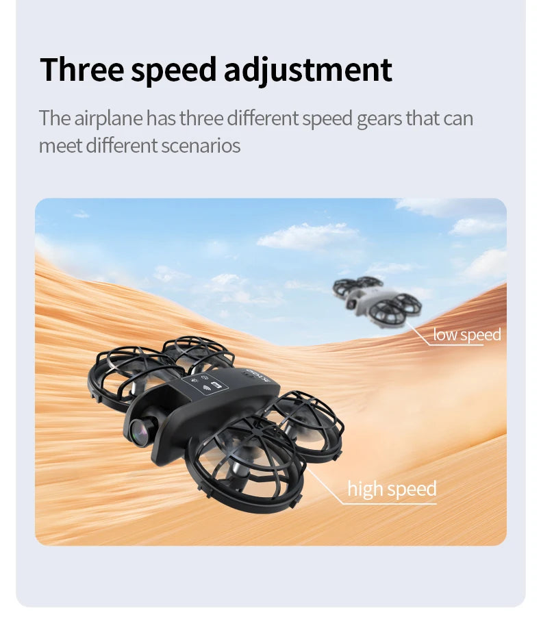 SKYPOINT K100 MAX Drone with 5KM Range 8K Dual Camera 180 Obstacle Avoidance HD Video FPV Optical Flow Quadcopter Aerial Photography Toy