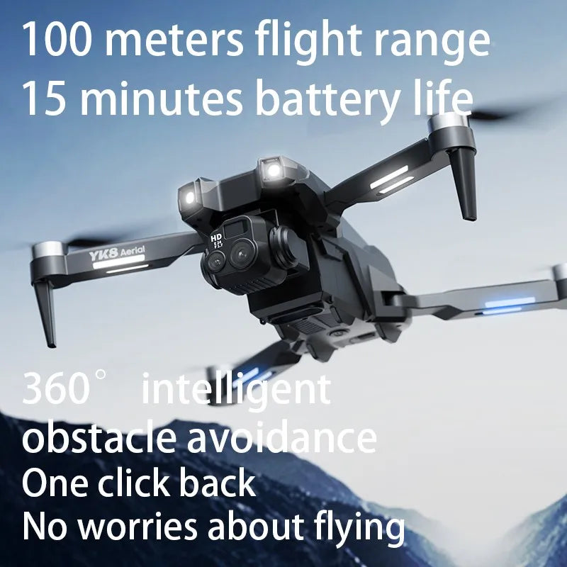 SKYPOINT Xiaomi YK8 Pro Drone 8K Aerial HD Professional Omnidirectional infrared Intelligent Obstacle Avoidance 5G WIFI Brushless Drone