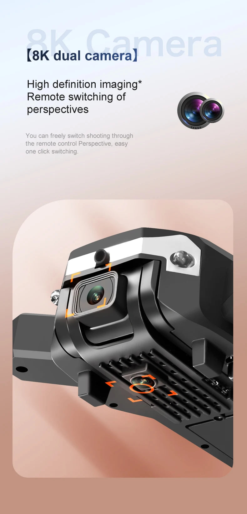 SKYPOINT Xiaomi S6 pro Drone Aerial 8K HD Professional Foldable Obstacle Avoidance Quadcopter Dual Camera GPS WIFI RC UAV Christmas Gifts