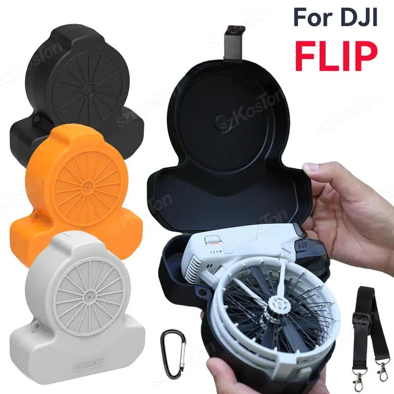 SKYPOINT For DJI Flip Drone Waterproof Shockproof Storage Case Portable Travel Bag with Lanyard Carry Box Drone Accessories