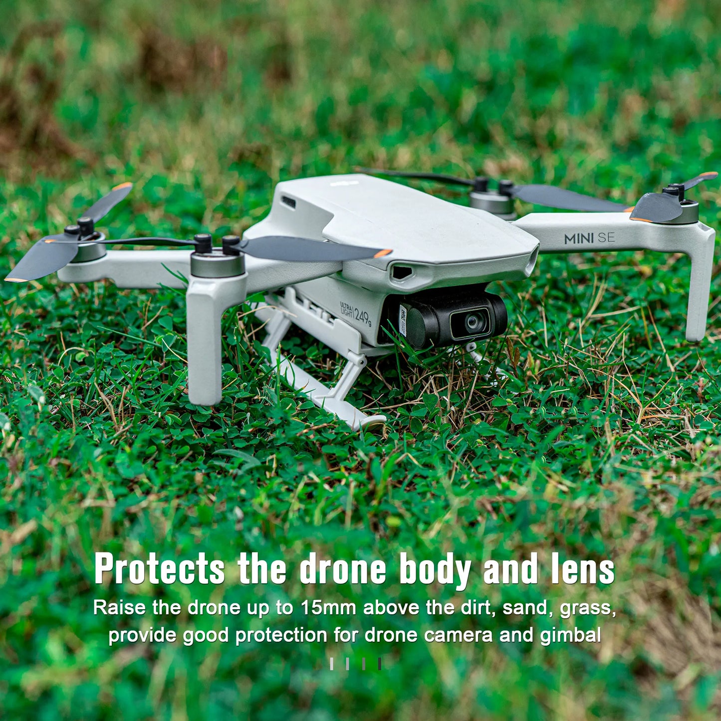 SKYPOINT Mini 2SE Colorful LED Landing Gear for DJI Mini 4K/Mini 2 Drone Accessory Foldable Landing Gear with Flash LED Lights