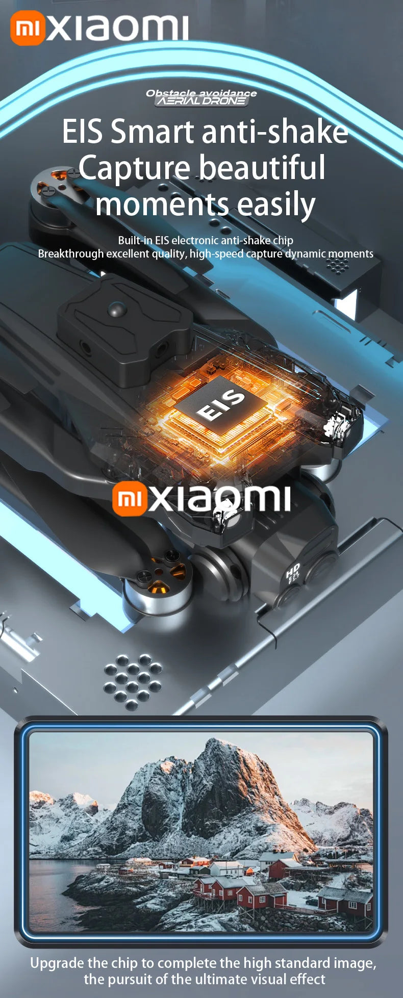 SKYPOINT Xiaomi YK8 Pro Drone 8K Aerial HD Professional Omnidirectional infrared Intelligent Obstacle Avoidance 5G WIFI Brushless Drone