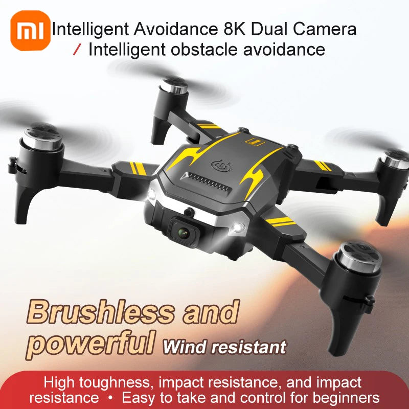 SKYPOINT Xiaomi S6 pro Drone Aerial 8K HD Professional Foldable Obstacle Avoidance Quadcopter Dual Camera GPS WIFI RC UAV Christmas Gifts