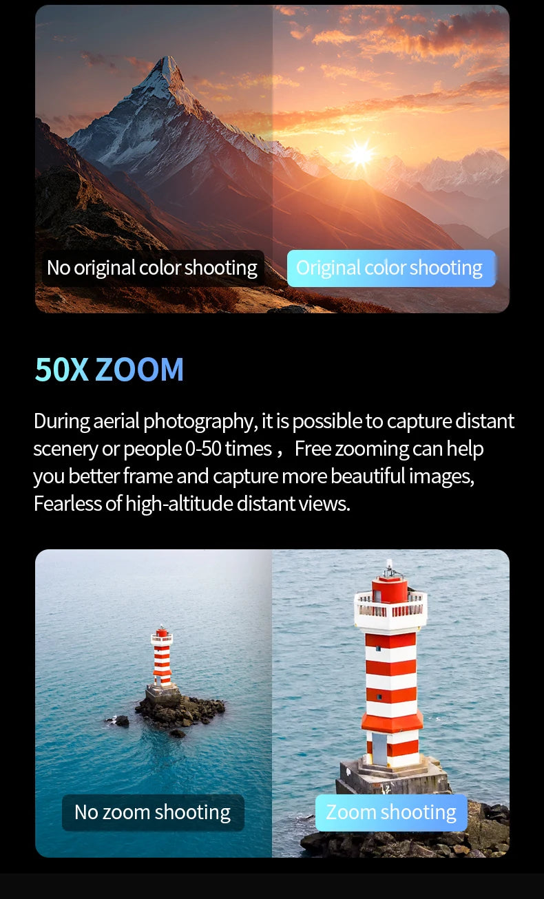 SKYPOINT NEW K200 MAX Drone Large Ultra HD Screen Remote 8K Aerial Vehicle GPS Brushless Motor Long Flight Time 5G Dual Camera Quadcopter