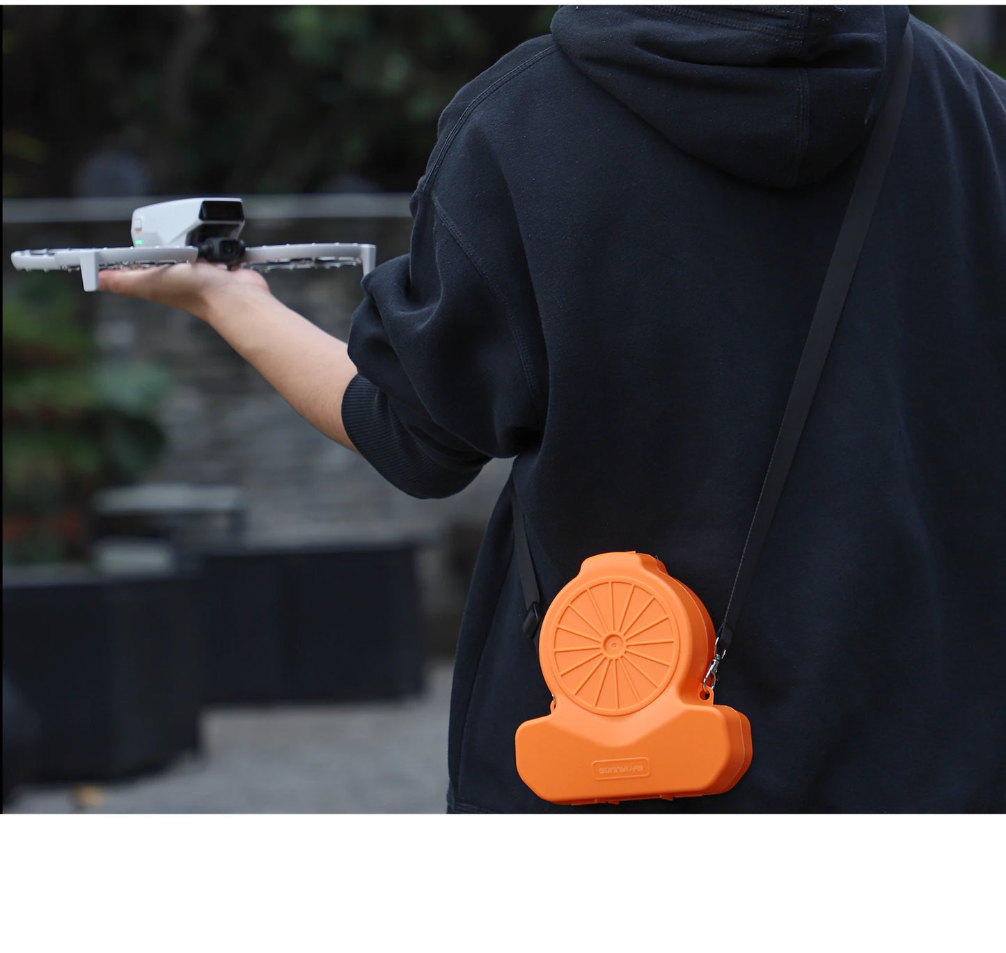 SKYPOINT For DJI Flip Drone Waterproof Shockproof Storage Case Portable Travel Bag with Lanyard Carry Box Drone Accessories