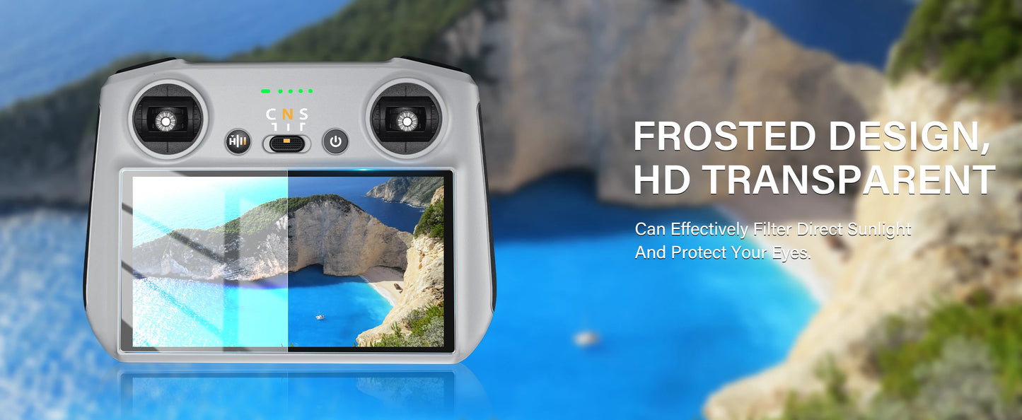 SKYPOINT Tempered Glass for DJI Mini 4 Pro RC 2 Remote Control Screen Protector for DJI Mini4 Pro RC2 Anti-scratch Film Glass Accessories