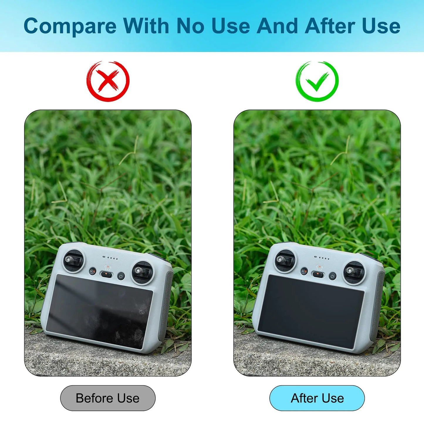 SKYPOINT Tempered Glass for DJI Mini 4 Pro RC 2 Remote Control Screen Protector for DJI Mini4 Pro RC2 Anti-scratch Film Glass Accessories